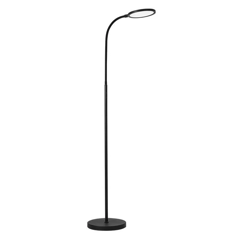 Black Metal LED Floor Lamp for Living Room, China Wholesale Supplier with Custom OEM Services