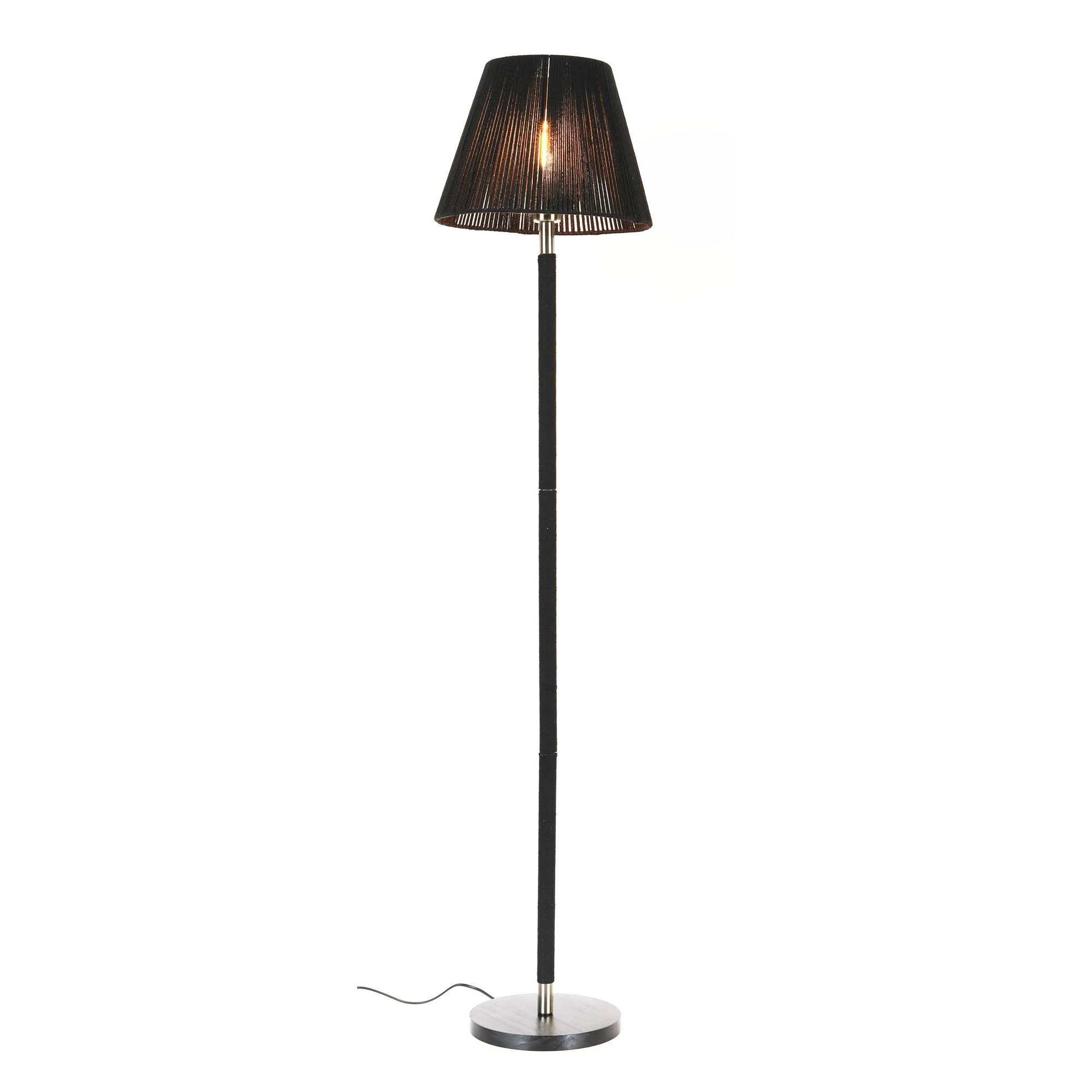 Rattan Design Adjustable Sofa Floor Lamp, China Wholesale Manufacturer with Custom OEM Service