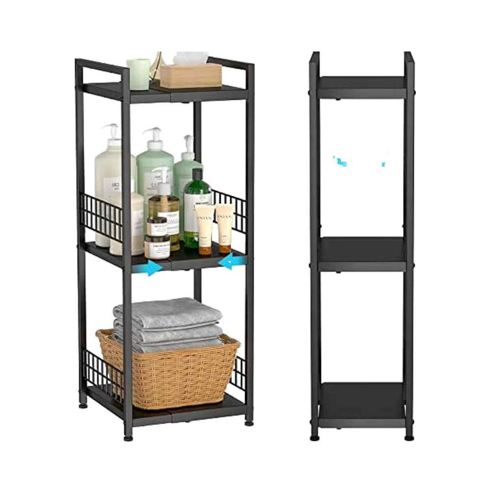 Modern 3-Tier Expandable Free Standing Shelf, China Wholesale Supplier with OEM & Custom Service