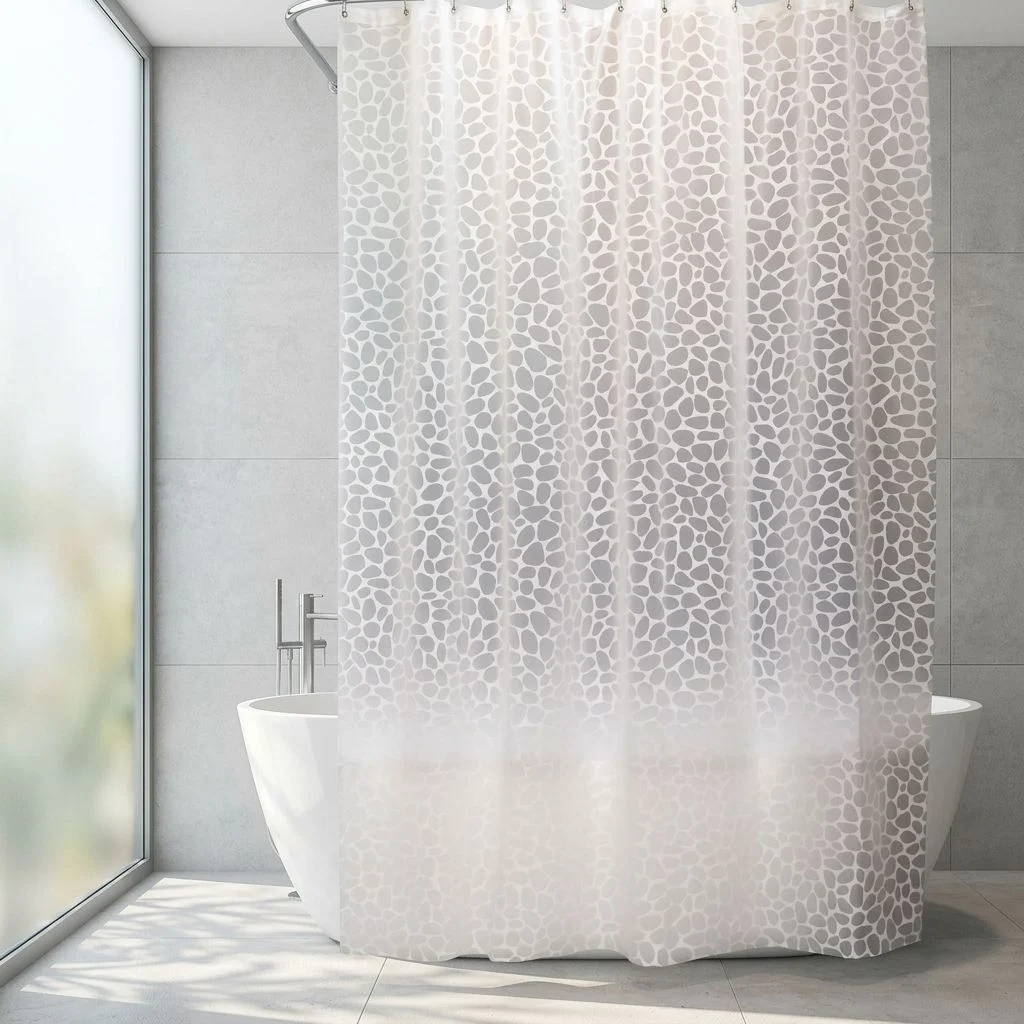 China Manufacturer Provides Wholesale Custom Low Price Modern Bathroom Shower Curtain