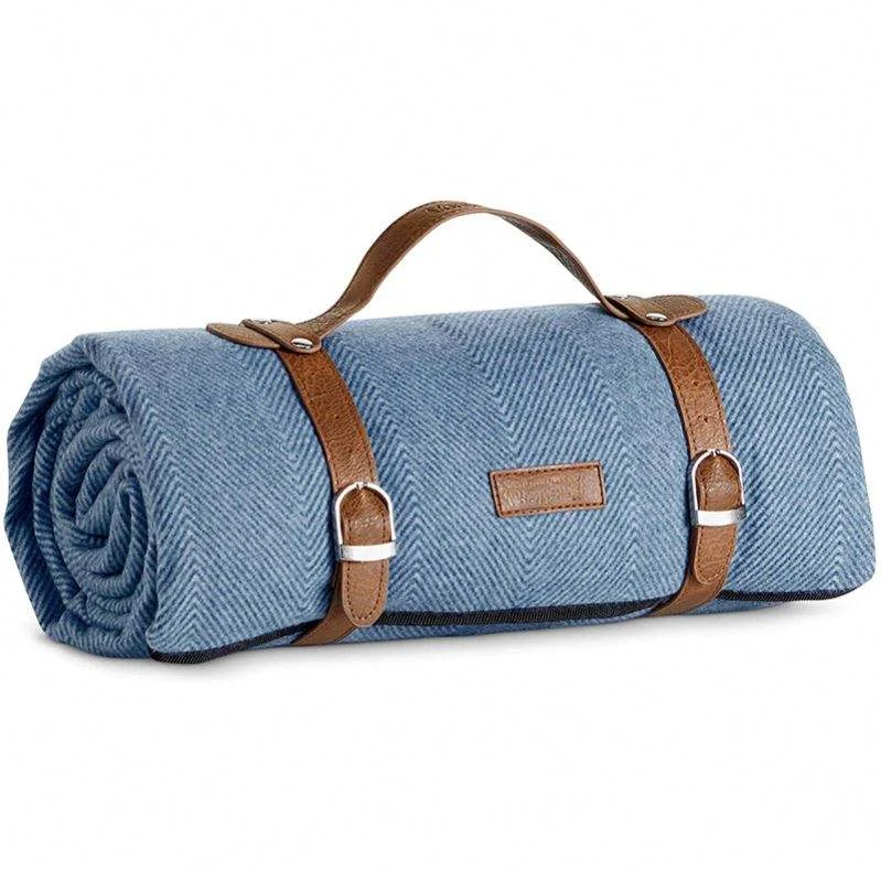 Solid Color Herringbone Woven Blanket China Wholesale Supplier