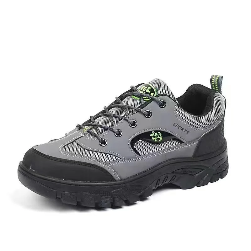 China Manufacturer Supplies Wholesale Men's Leather Outdoor Hiking Shoes with OEM & Custom Service