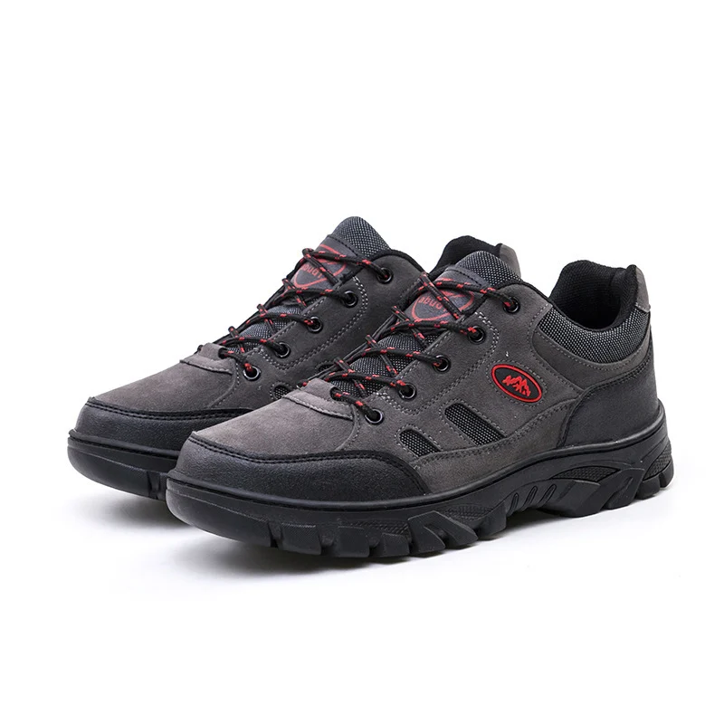 China Manufacturer Supplies Wholesale Men's Leather Outdoor Hiking Shoes with OEM & Custom Service