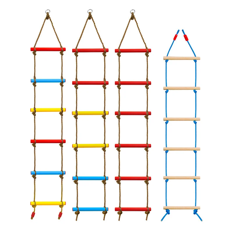 China Supplier Custom Kids Climbing Rope Ladder Wholesale OEM for Indoor Outdoor Play