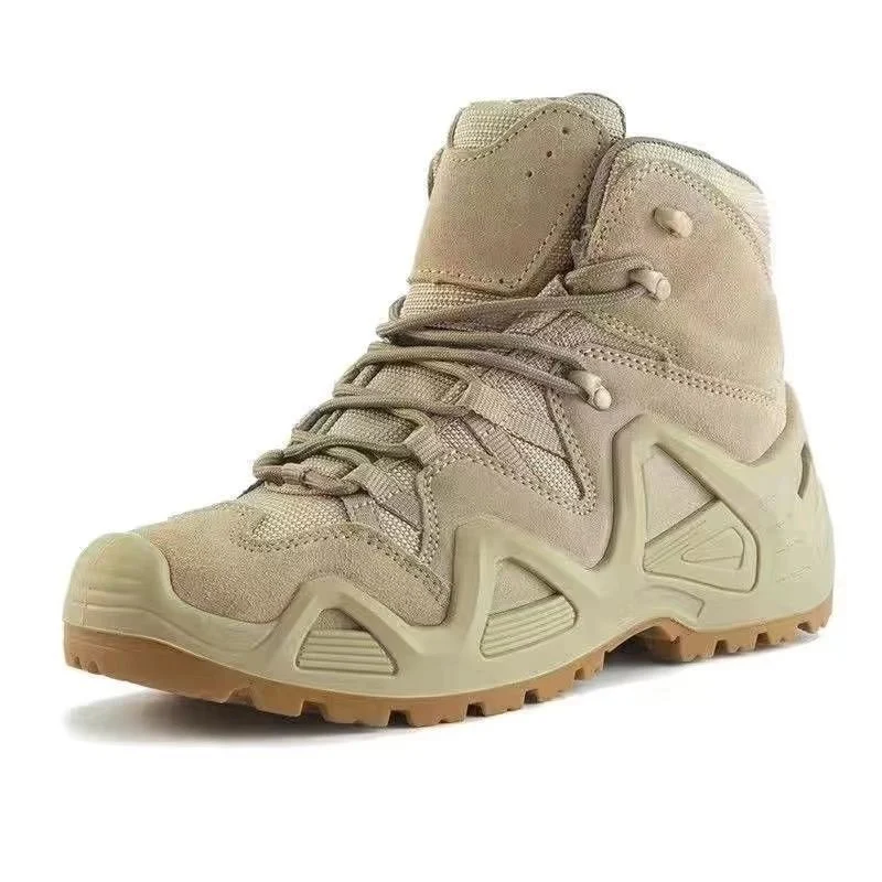 China Factory Wholesale Custom Suede Tactical Combat Boots Supplier