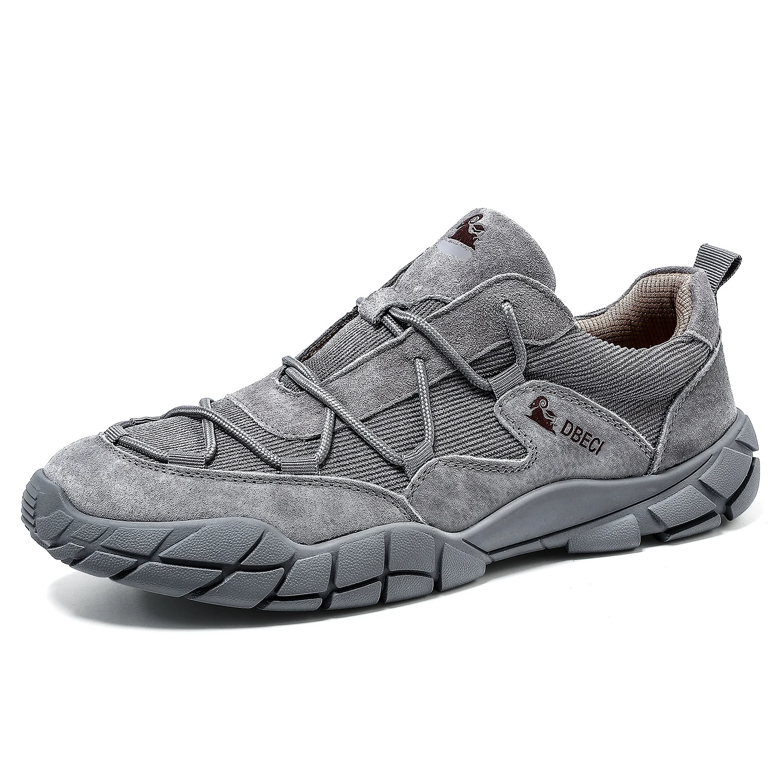 China Factory Wholesale Custom Pigskin Low Top Men Hiking Shoes Supplier