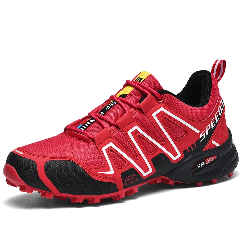 China Supplier Offers Wholesale Men's Breathable Outdoor Hiking Running Shoes with OEM Custom Service