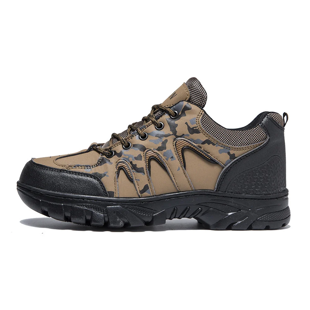 China Manufacturer Supplies Wholesale Men's Leather Outdoor Hiking Shoes with OEM & Custom Service
