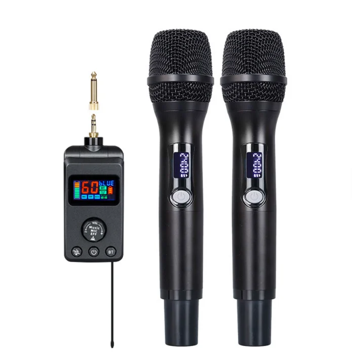 Portable 2-Channel DSP Wireless Karaoke Microphone, China Wholesale Supplier with OEM Service