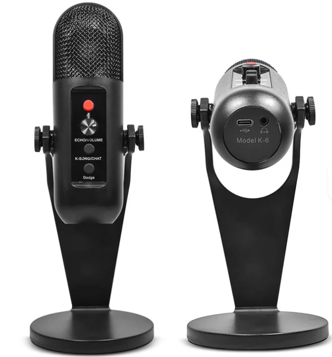 New K-6 USB Wired Microphone, China Wholesale Supplier with OEM Service