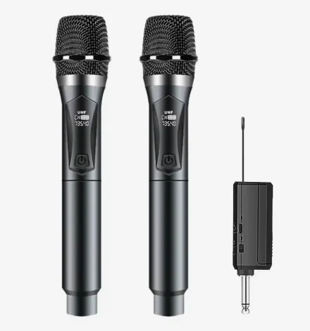 Professional Dual-Channel Wireless Condenser Microphone, China Wholesale Supplier with OEM Service