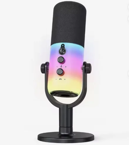 Wholesale OEM RingTeam XLR RGB Streaming Microphone from China Manufacturer