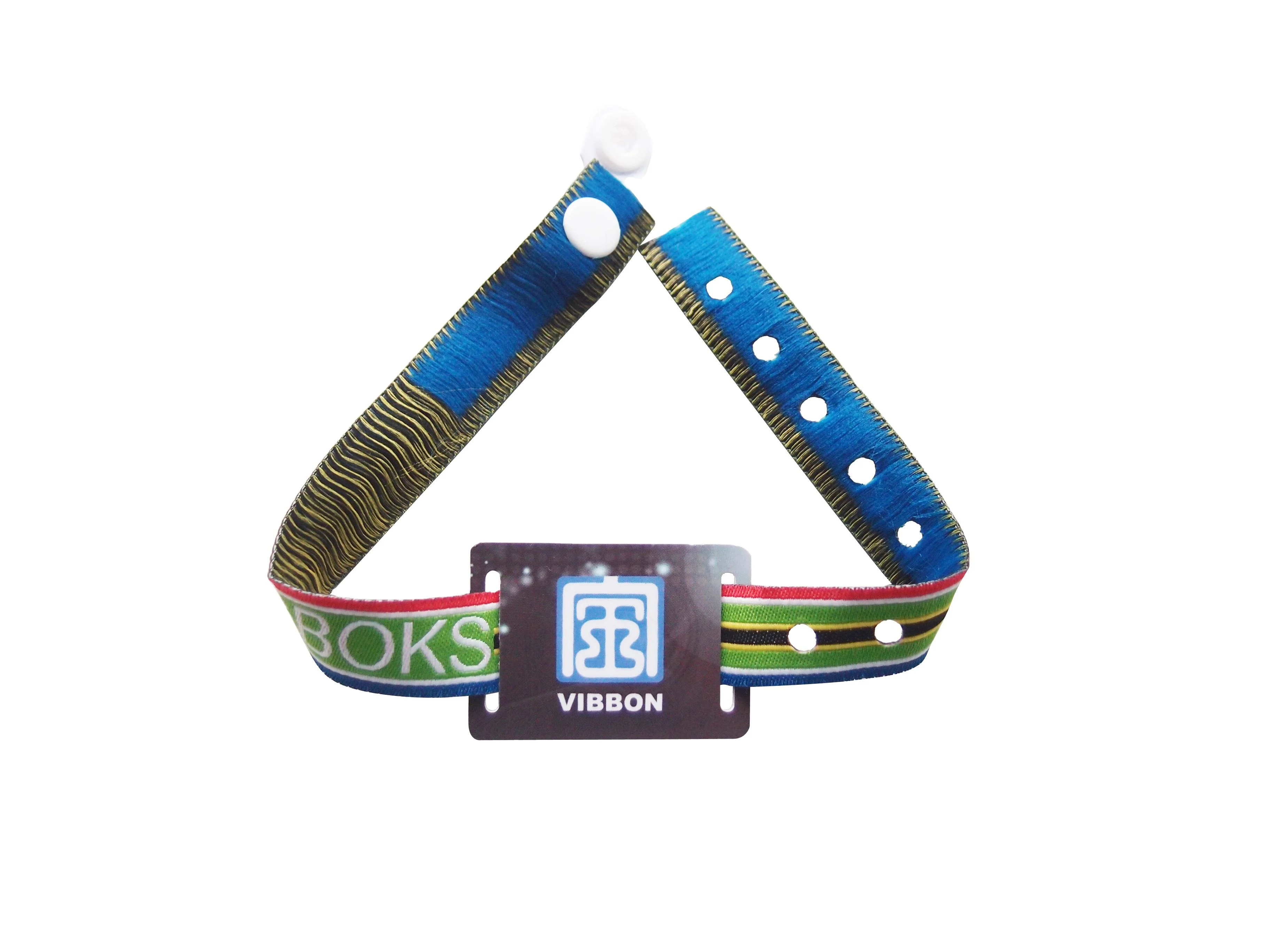 Cheap Promotional Custom Logo Elastic Polyester Wristband China Manufacturer Wholesale OEM Exporter
