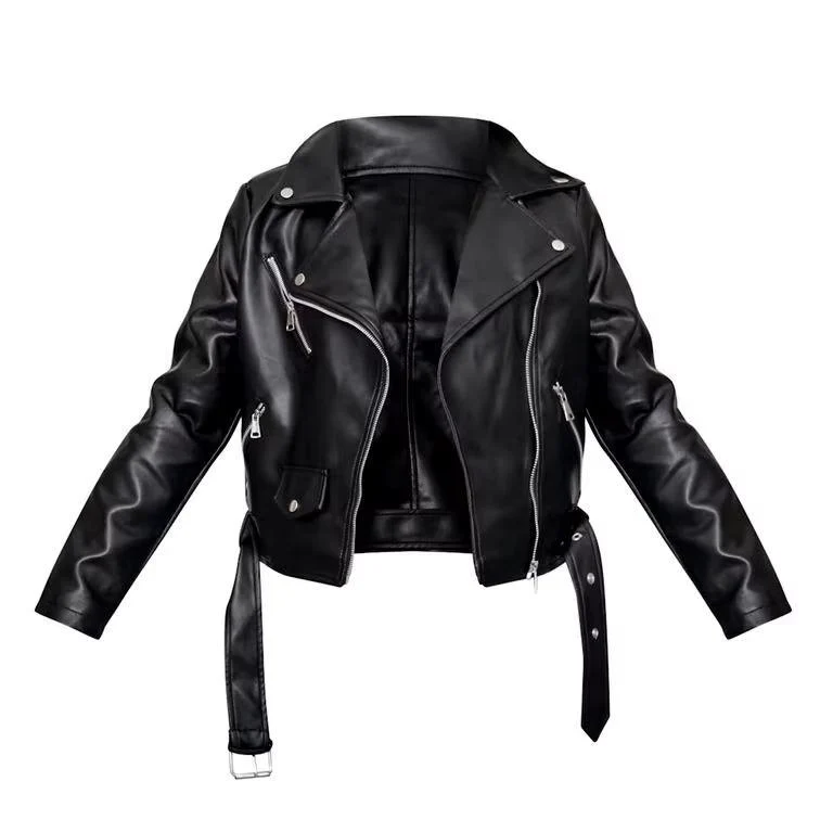 Latest Design Women Leather Fashion Jackets, China Wholesale Manufacturer with Custom & OEM Service
