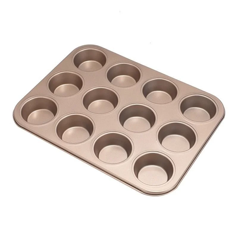 12-Cup Non-Stick Muffin Baking Pan China Wholesale Supplier
