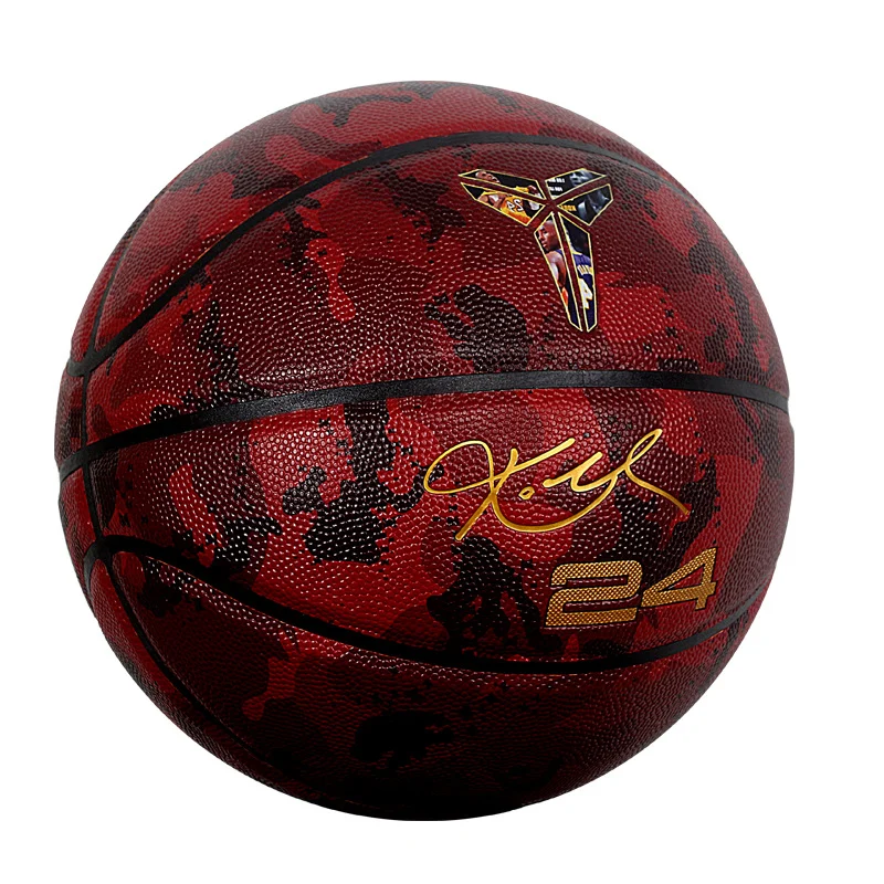 Mamba Commemorative PU Basketball, Size 5/6/7 Kobe Signature Training Ball Cross-Border Wholesale