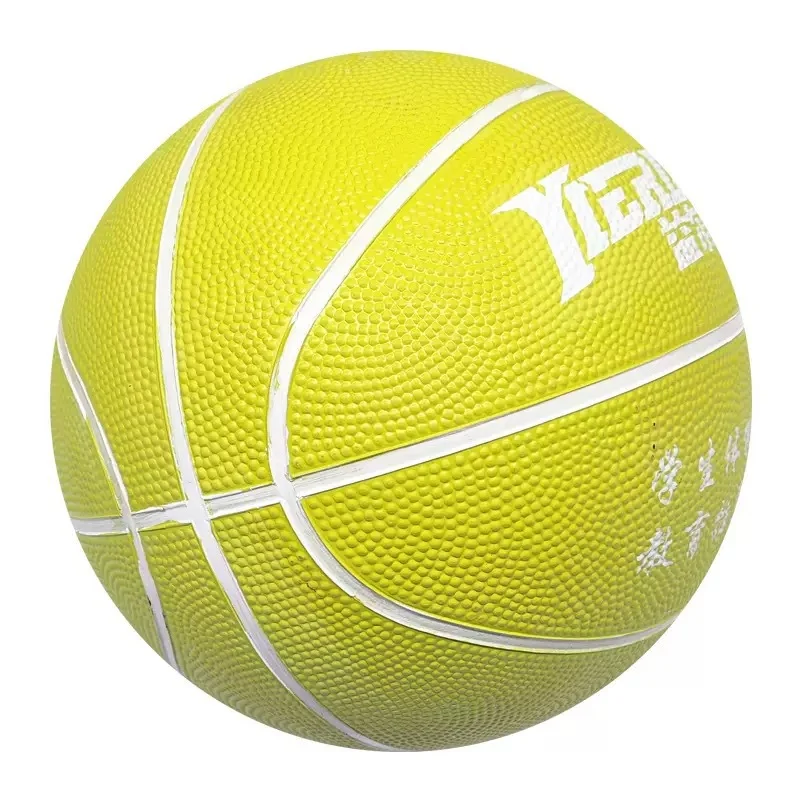 Factory Direct Youth Rubber Basketball, High Elastic Wear Resistant Student Game Ball
