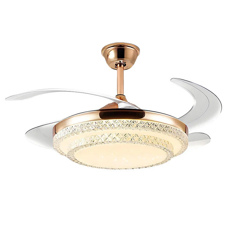 China Manufacturer Offers Wholesale Custom Modern Minimalist Iron Invisible Fan Lamp with OEM Remote Control