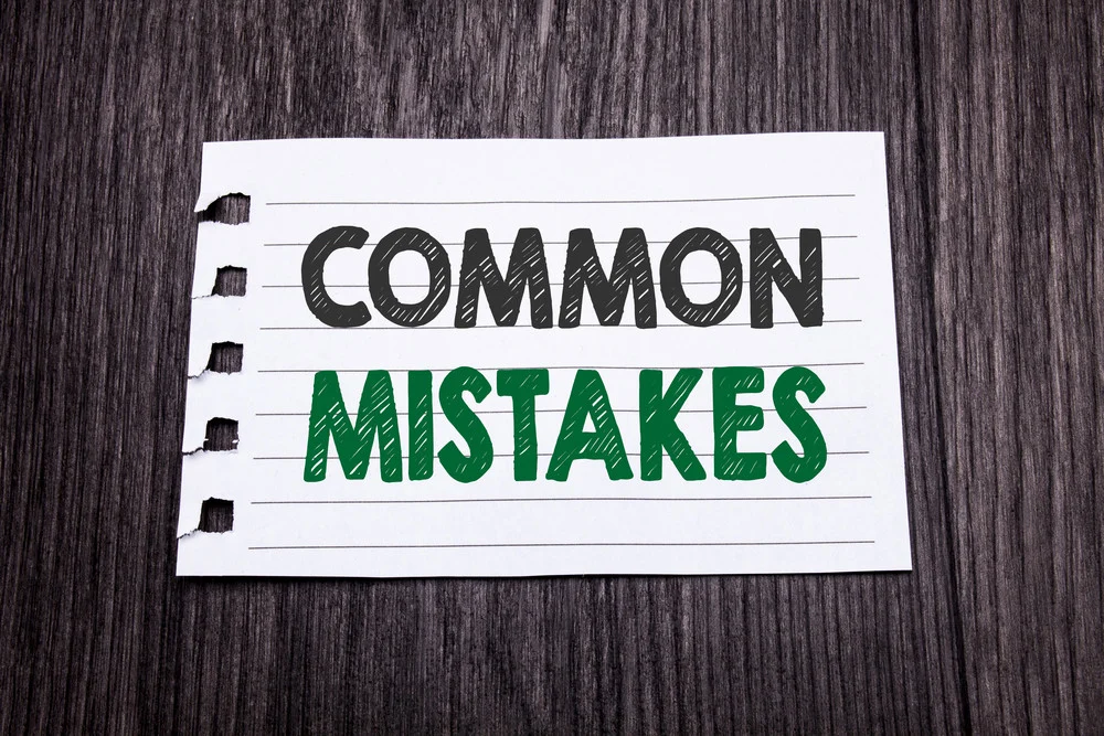 common mistakes