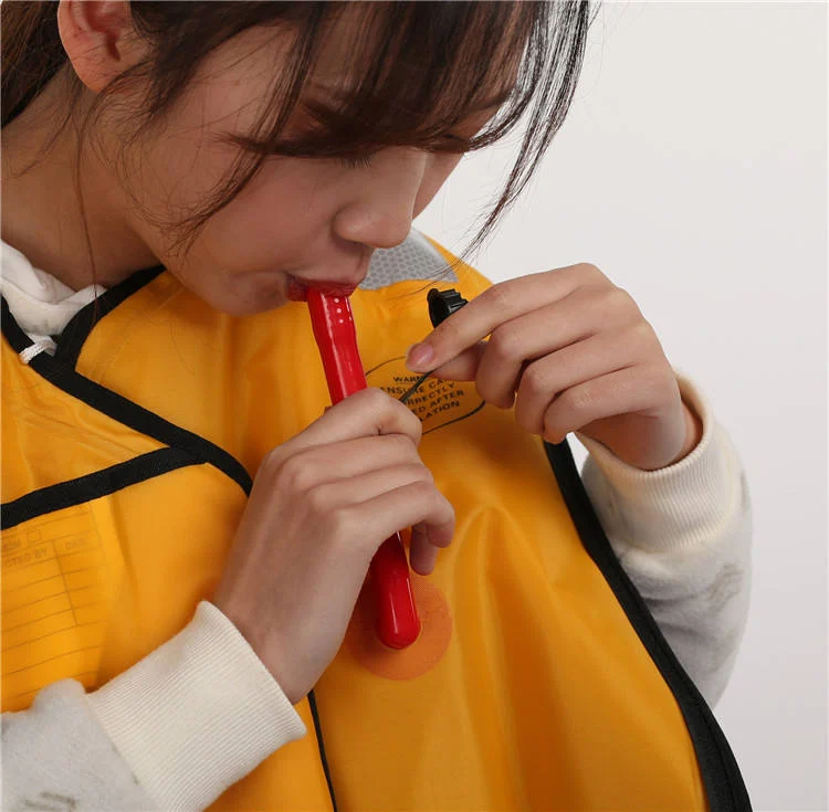 Factory Direct Automatic Inflatable Adult Life Jacket 150N CE Certified Marine Fishing PFD Wholesale OEM Supplier