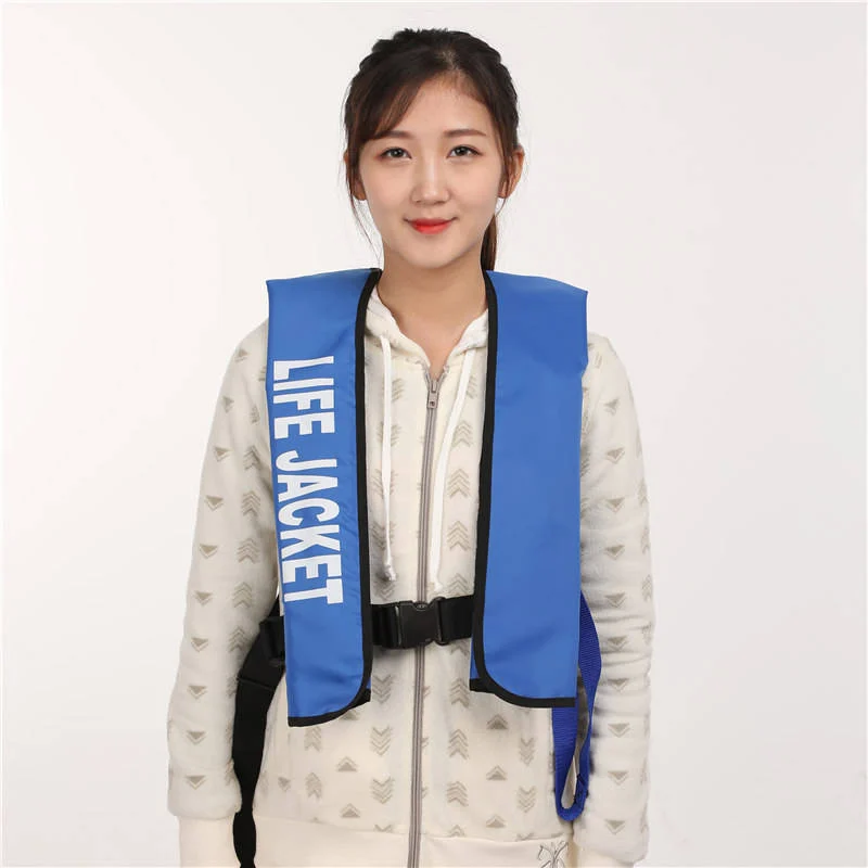 SOLAS Approved 150N Automatic & Manual Inflatable Marine Life Jacket Dual Air Chamber CE CCS Certified Ship PFD Wholesale OEM Exporter