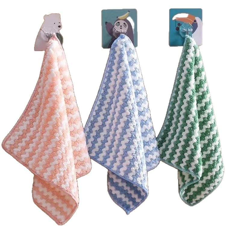 Thickened Cationic Microfiber Kitchen Dish Cloth