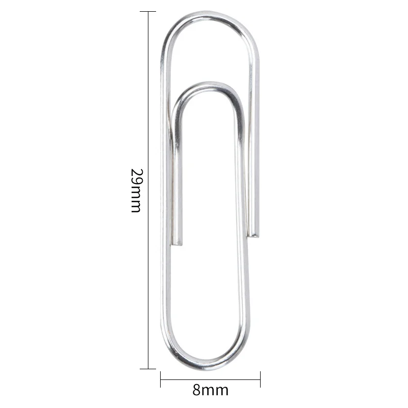 Nickel-Plated Metal Paper Clips, China Supplier Wholesale & Custom OEM