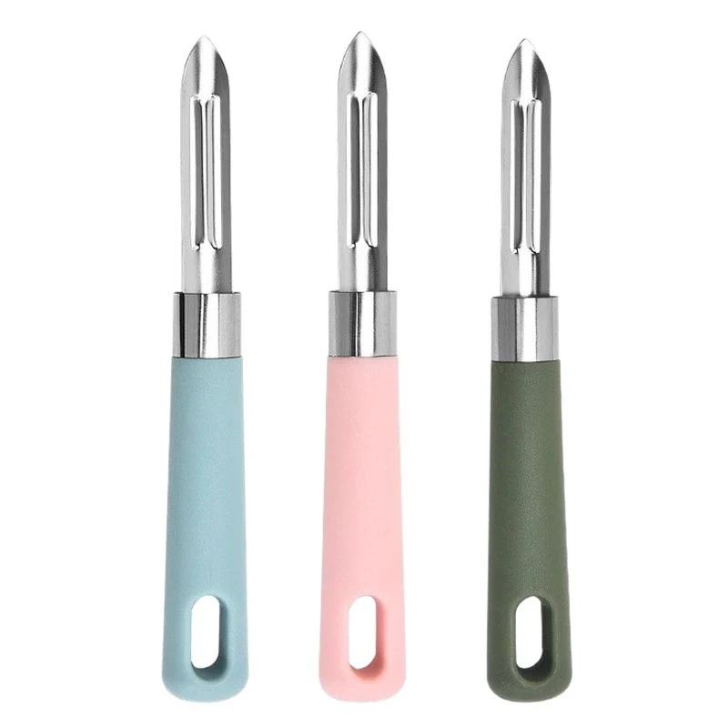 Stainless Steel Kitchen Peeler with Colorful Handles China Wholesale Supplier