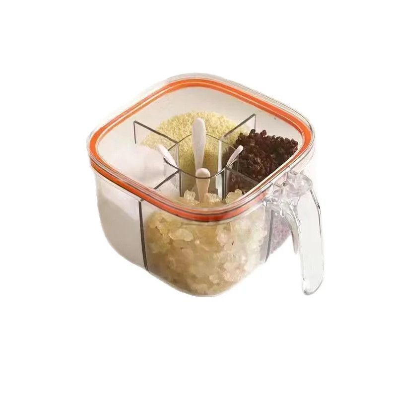 4‑Grid All‑in‑One Seasoning Container