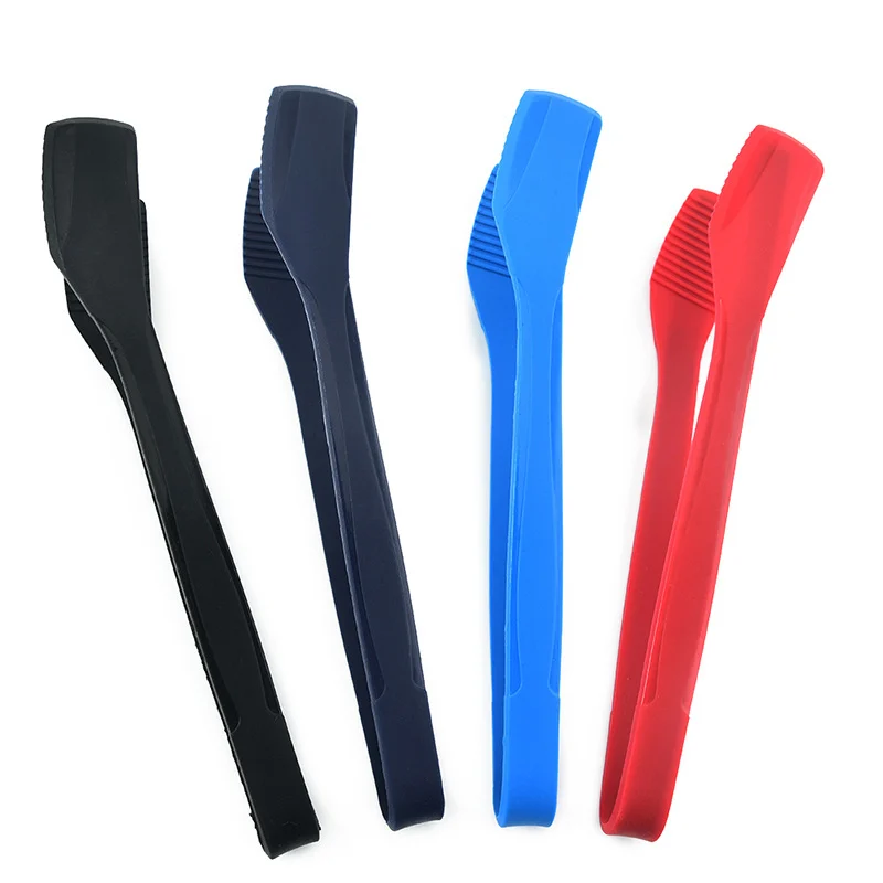 OEM Non-Stick Silicone Kitchen Tongs, Integrated Molding, for Bread & Cake