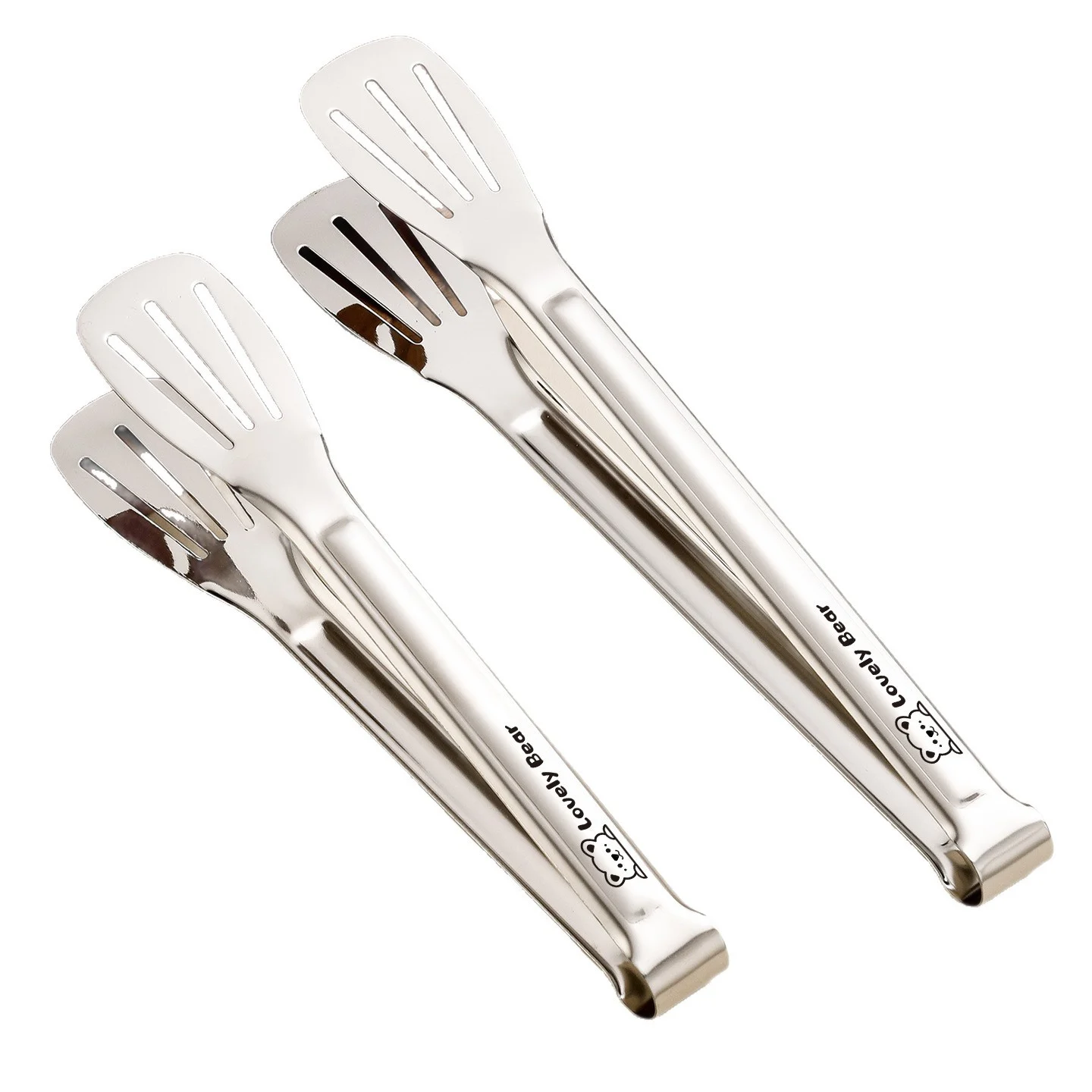 China 316 Stainless Steel Slotted Food Tongs, 24/28.5/32cm for BBQ & Bakery