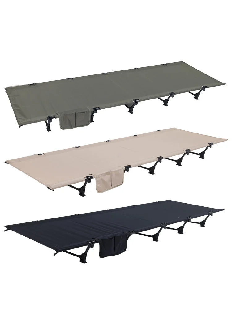 Portable Low Profile Camping Cot, Aluminum Frame Oxford Fabric, Max Load 150KG