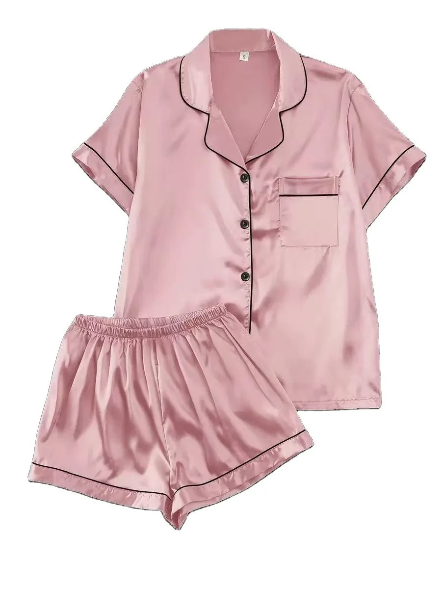 China Factory Wholesale OEM Custom Cute Comfortable 2 Pcs Women Pajamas Supplier