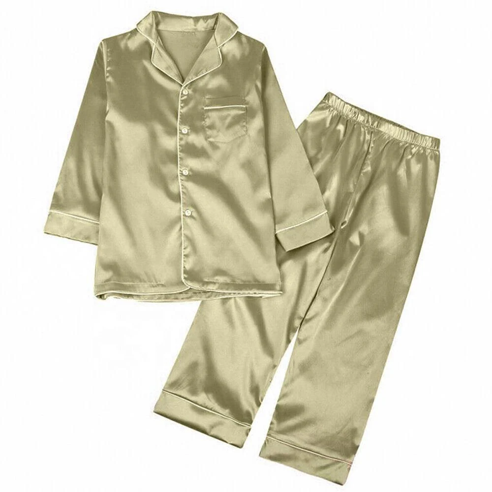 China Factory Wholesale OEM Custom Solid Bamboo Summer Pajama Set Supplier