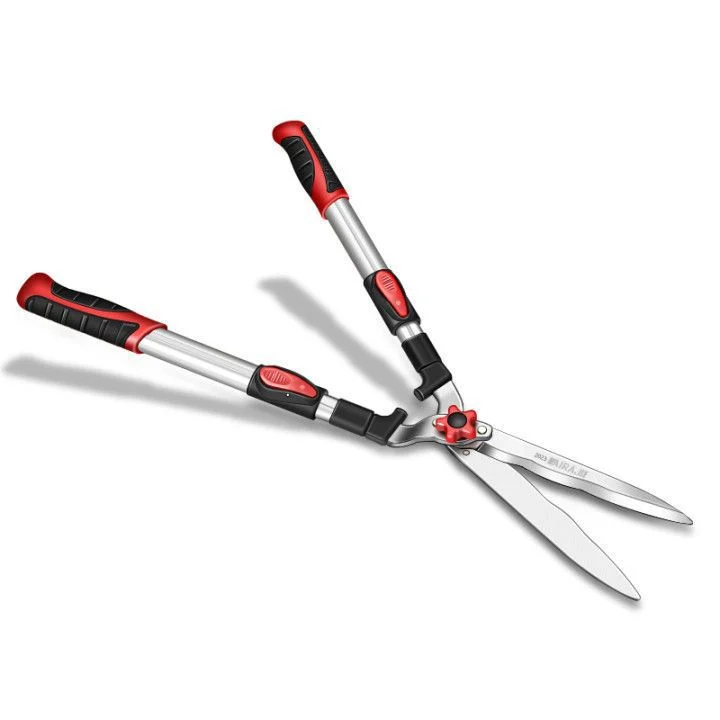 China Wholesale SK5 High Carbon Straight Blade Hedge Shears Manual Garden Lawn Trimming Tool