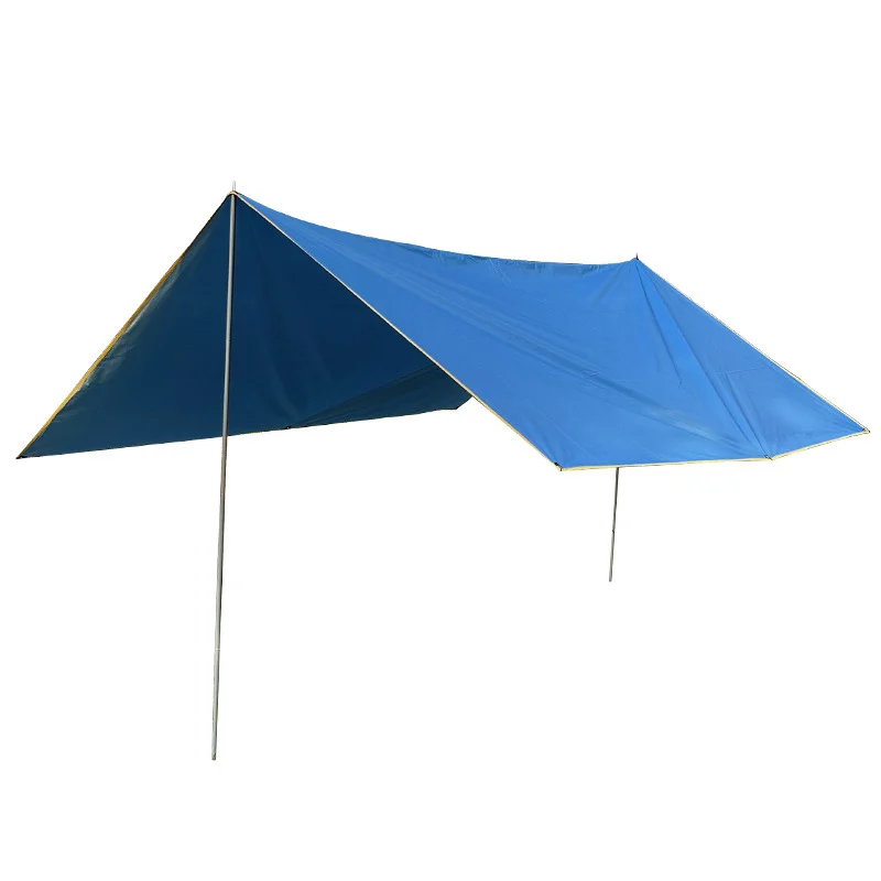 UPF50+ Waterproof Camping Tarp, Polyester Sun Shade Canopy Multi Sizes Wholesale
