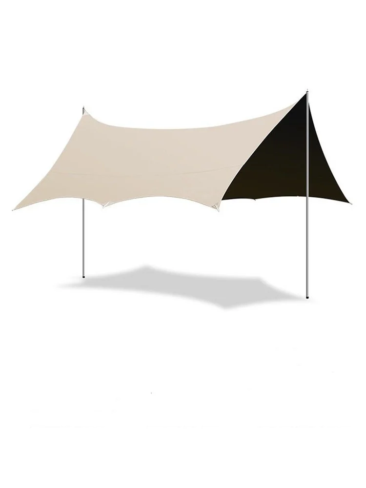 Bulk Manual Setup Camping Tarp, 4 Shapes Quad/Hexagon/Octagon Outdoor Shade