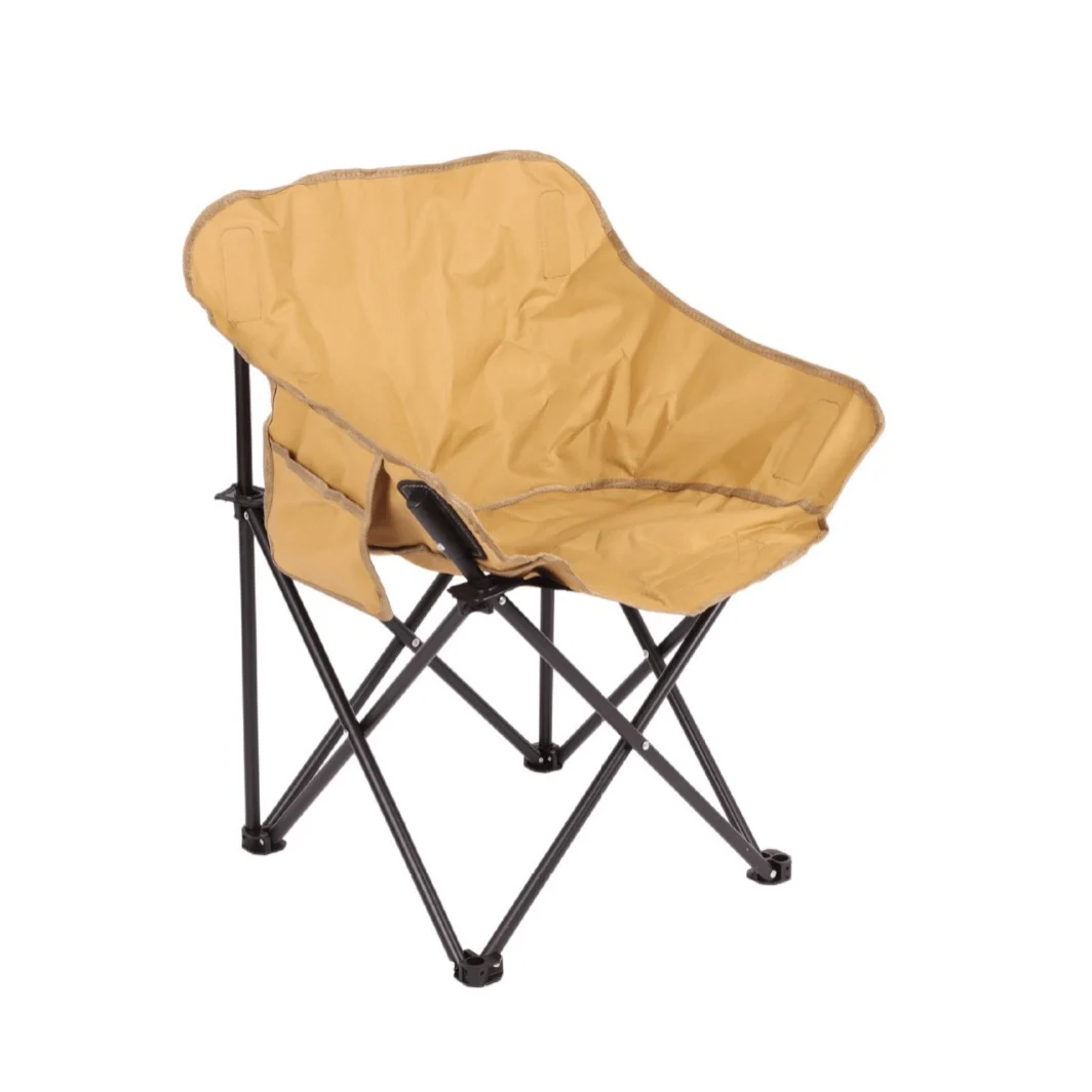 China Factory OEM ODM Custom Logo Foldable Outdoor Moon Lounge Chair In 4 Colors For Global Distributors