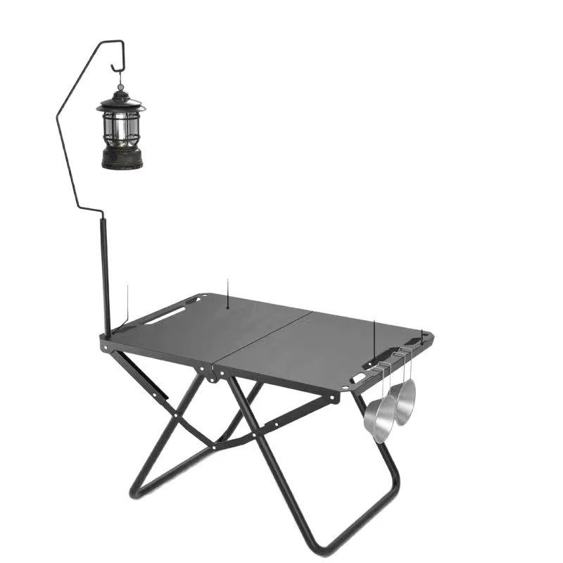 China Wholesale Lightweight Carbon Steel Folding Outdoor Tactical Camping Table For Amazon Cross-border Export