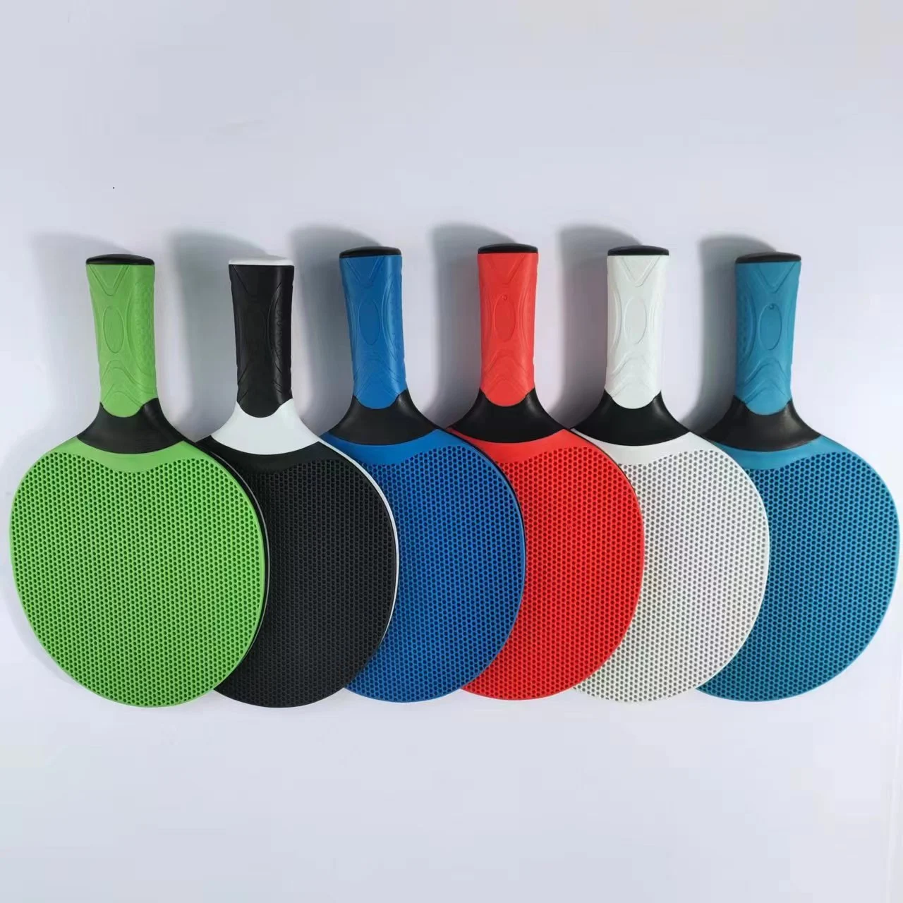 China Wholesale Solid Rubber Table Tennis Paddle with Custom Logo Available