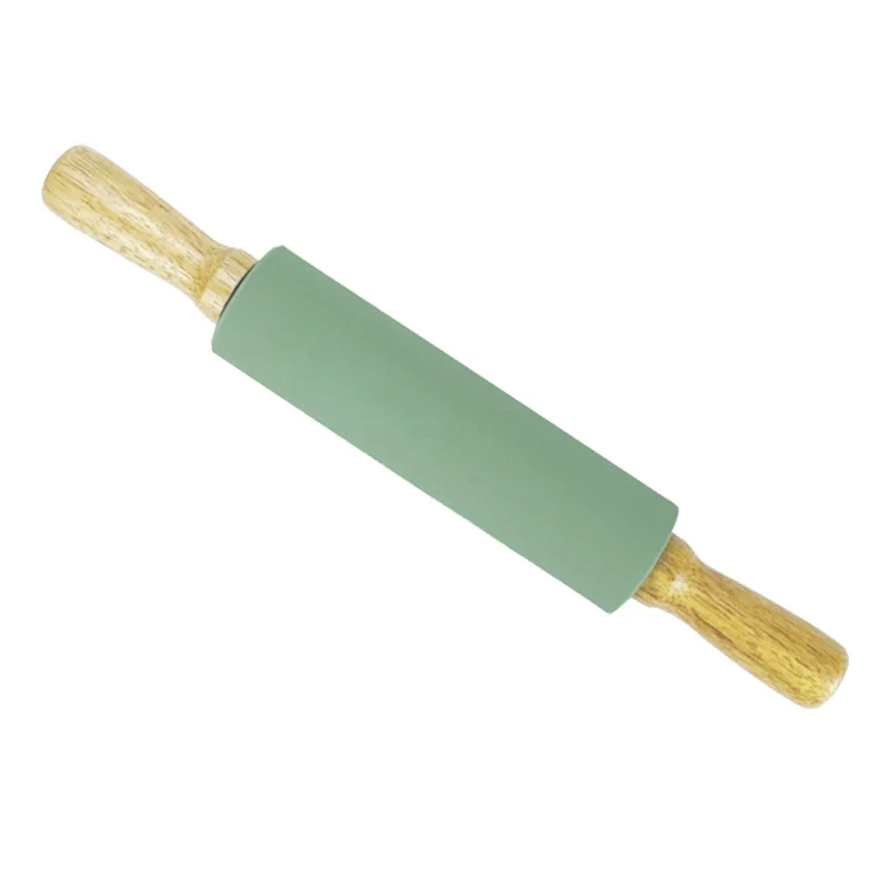 Bulk Food-Grade Silicone Dough Press Rod, Optional Oil Brush Cross-Border Supply