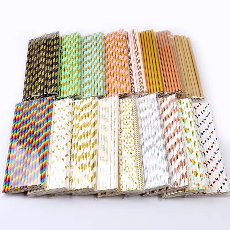 Custom Biodegradable Paper Straw Supplier China OEM