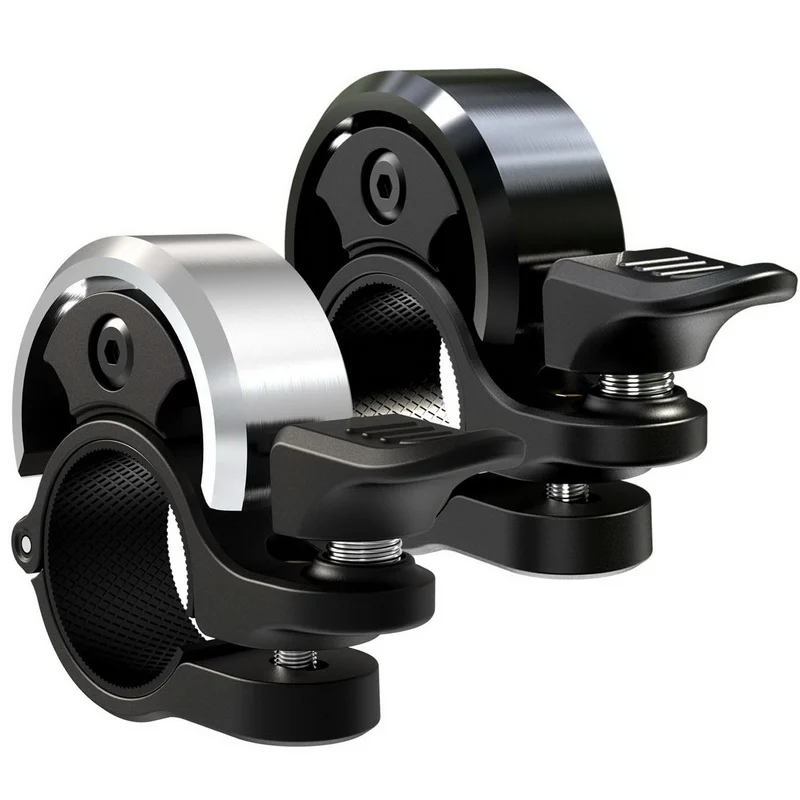 China Supplier Two Tone Round Lever Aluminum Alloy Bicycle Bell Wholesale OEM Custom