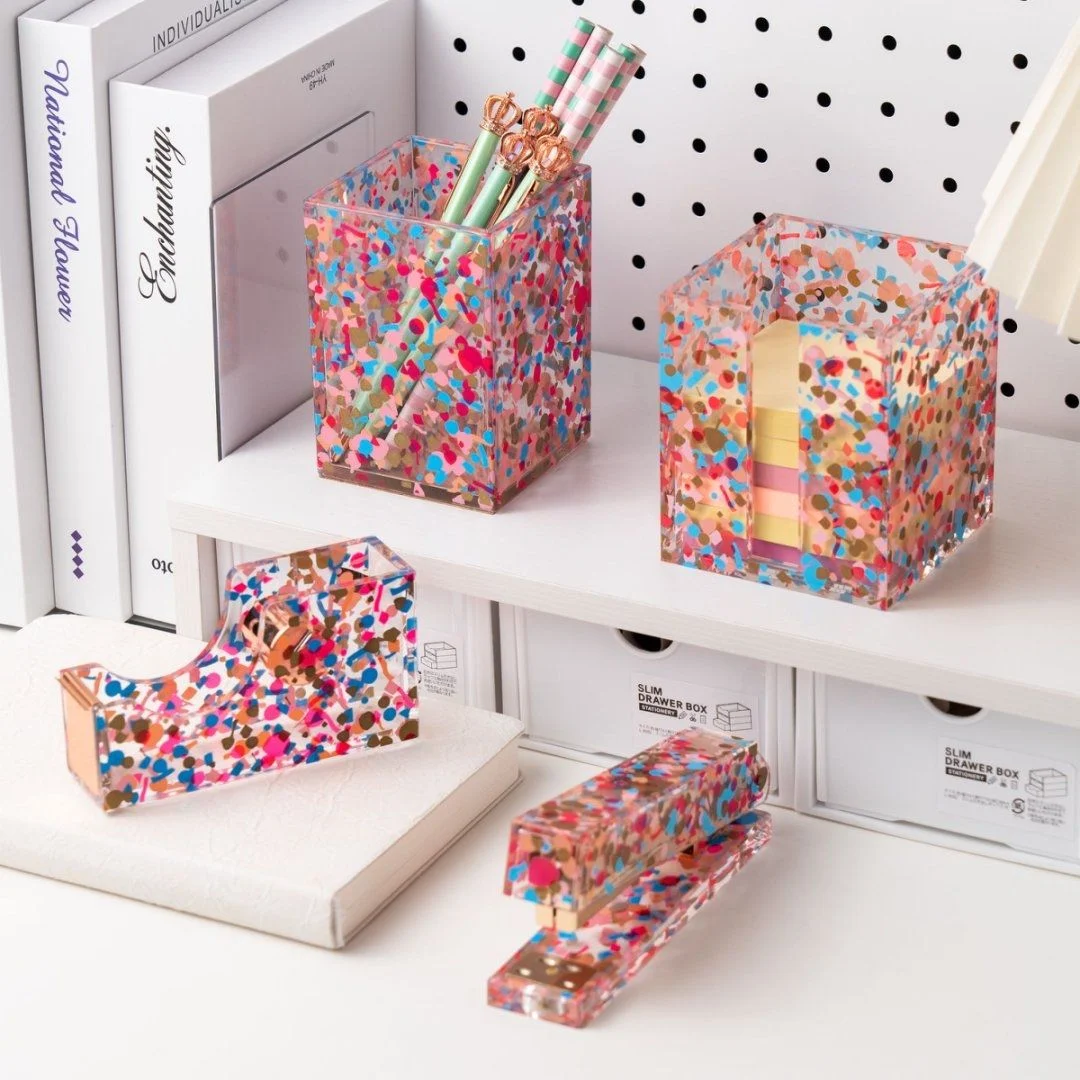 China OEM Manufacturer Colorful Confetti Speckled Acrylic Wholesale Custom Supplier Exporter