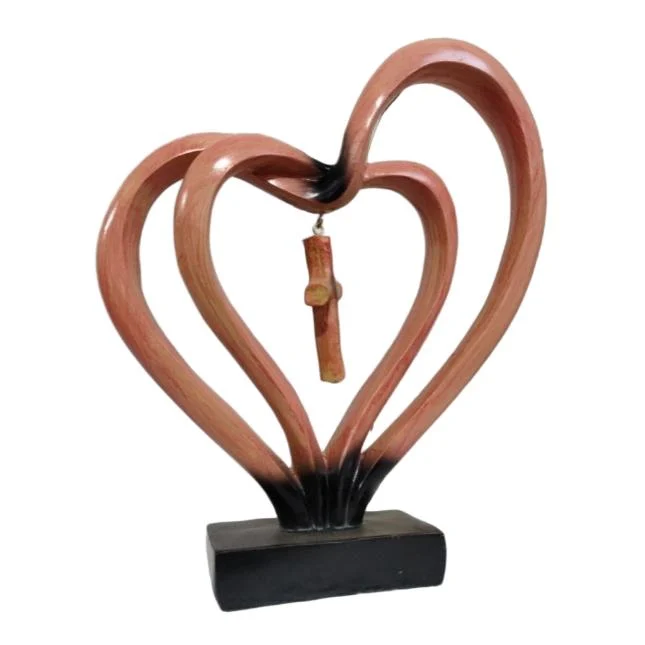 New Cross-border Resin Heart Cross Desktop Ornament Valentine Office Decor Craft-China Wholesale Manufacturer