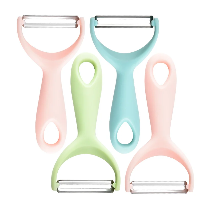 Thick Sharp Stainless Steel Y Fruit Vegetable Peeler Multi Color Kitchen Peeling Tool