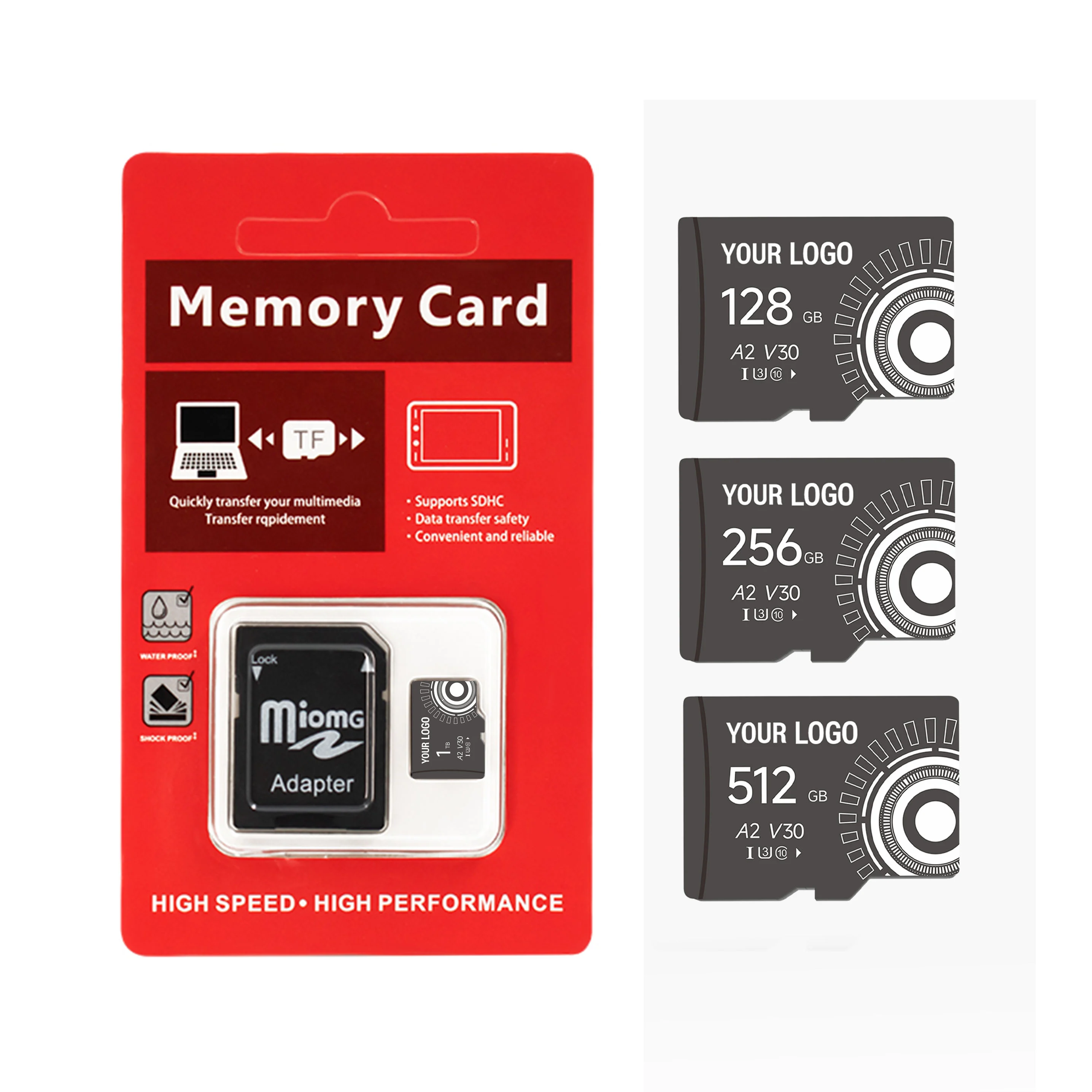 China Manufacturer Wholesale Custom Logo Plastic TF Card OEM Exporter For Global Buyers