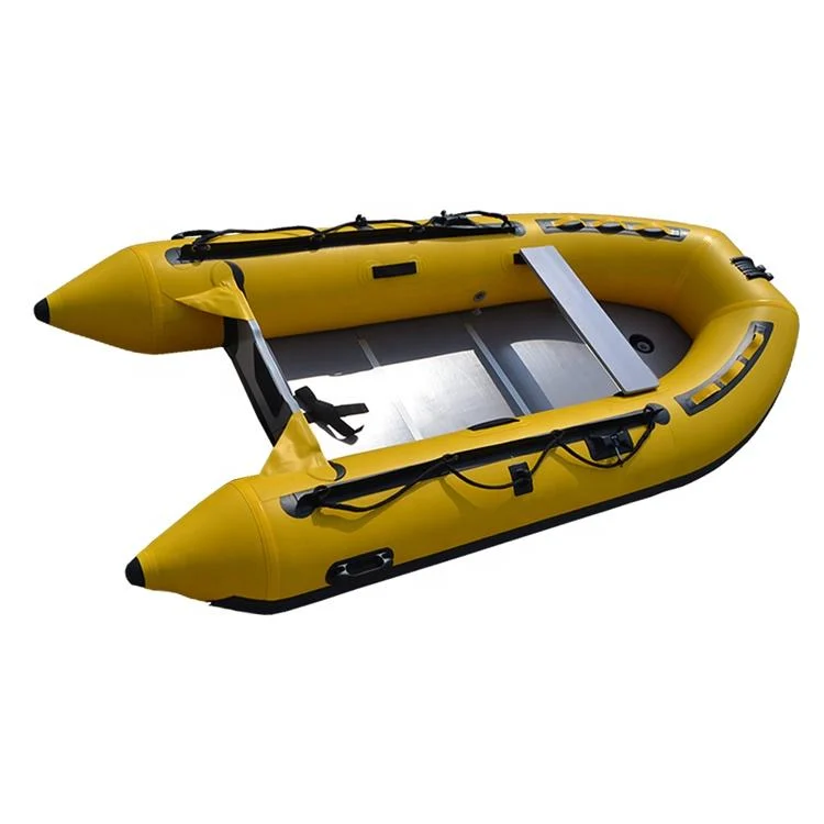 2025 New 3m Aluminum Floor PVC Inflatable Boat 4 Persons Portable Fishing Dinghy CE Certified Rescue Tender OEM Wholesale Exporter