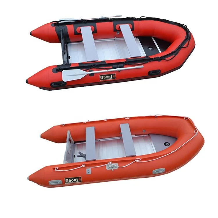 10ft PVC Inflatable Boat With Detachable Aluminum Floor 4 Persons Fishing Dinghy CE Certified Portable Rescue Tender OEM Wholesale Exporter