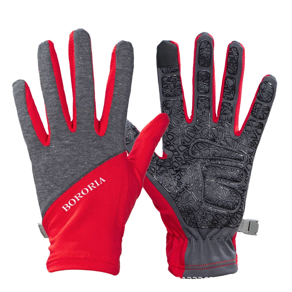 China Factory Wholesale Thin Ice Silk UV Protection Touch Screen Driving Gloves OEM Supplier